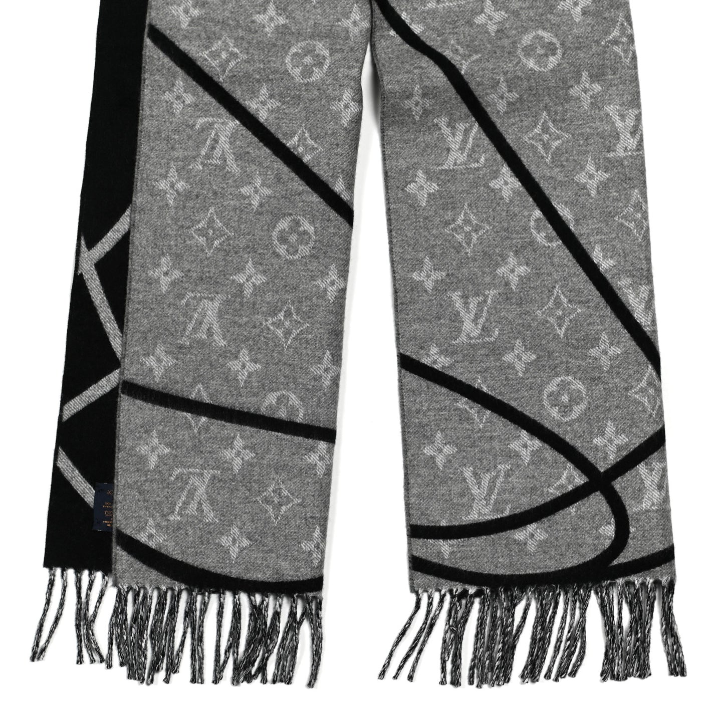 X NBA Wool Cashmere Basket Court Scarf
