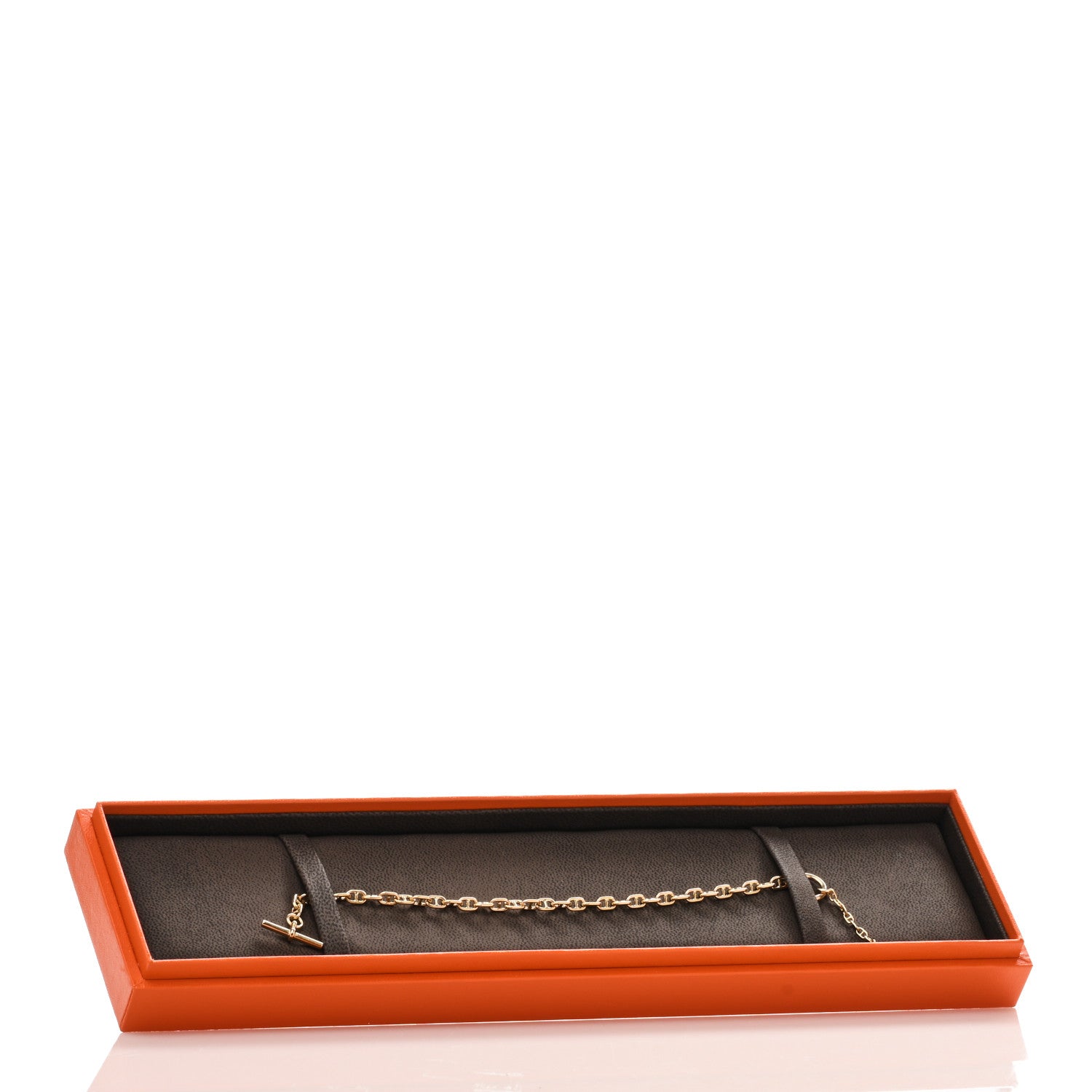 Hermes 18K Yellow Gold Diamond Chaine d'Ancre Enchainee Bracelet ST 4 of 4