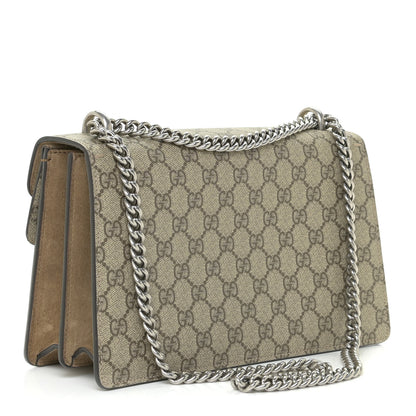 Gucci GG Supreme Monogram Small Dionysus Shoulder Bag Taupe 3 of 11