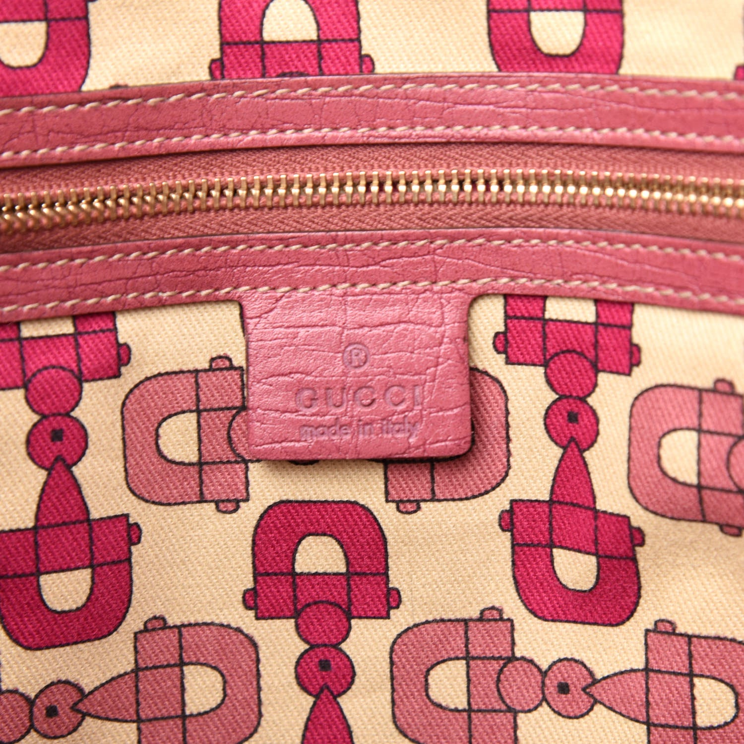 Gucci Monogram Large Jolicoeur Tote Pink 6 of 14