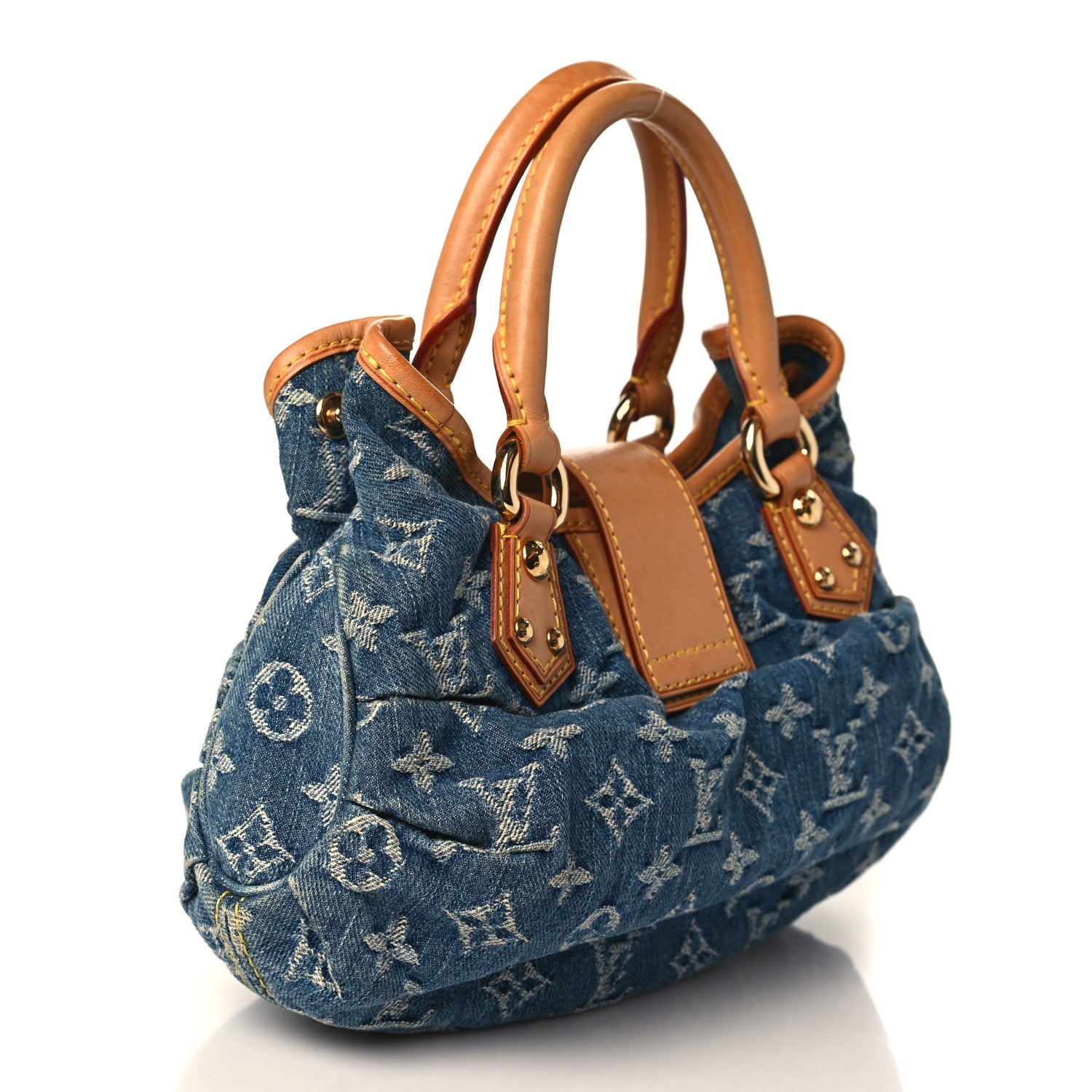 Louis Vuitton Monogram Denim Pleaty Blue 3 of 9
