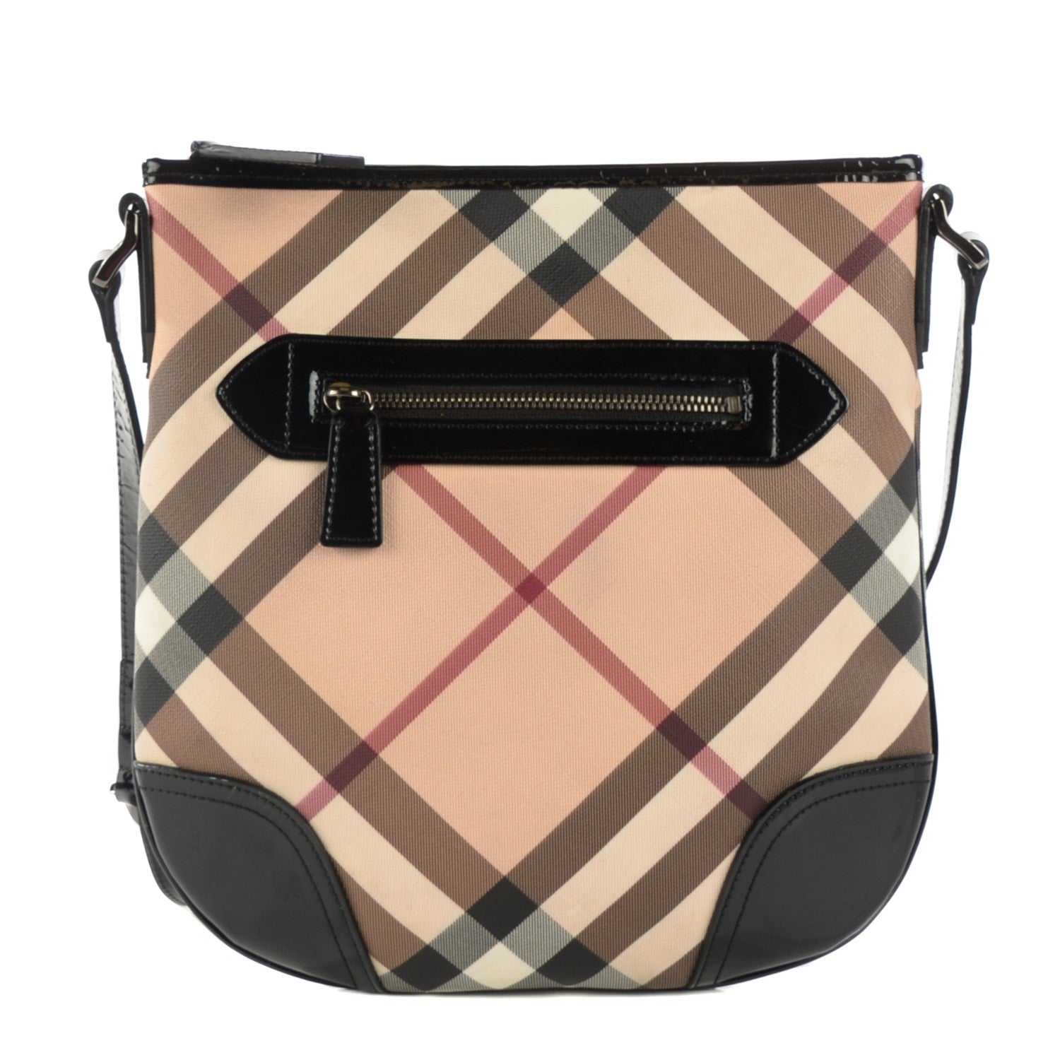 Burberry Supernova Check Small Dryden Crossbody Bag Black 1 of 8