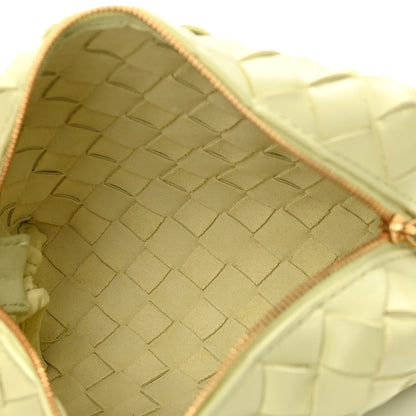Bottega Veneta Nappa Intrecciato Mini Loop Camera Bag Lemon Washed 5 of 9