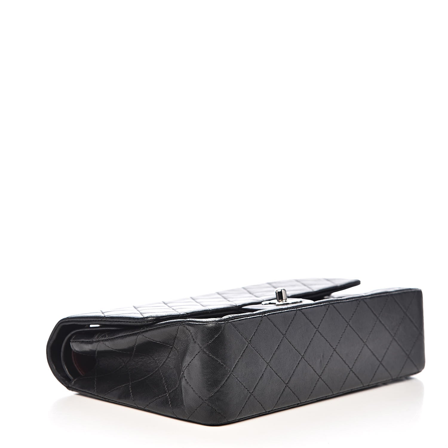Chanel Lambskin Quilted Medium Double Flap Black 4 of 16