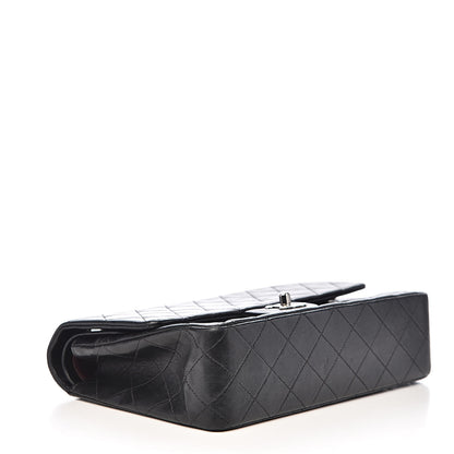 Chanel Lambskin Quilted Medium Double Flap Black 4 of 16