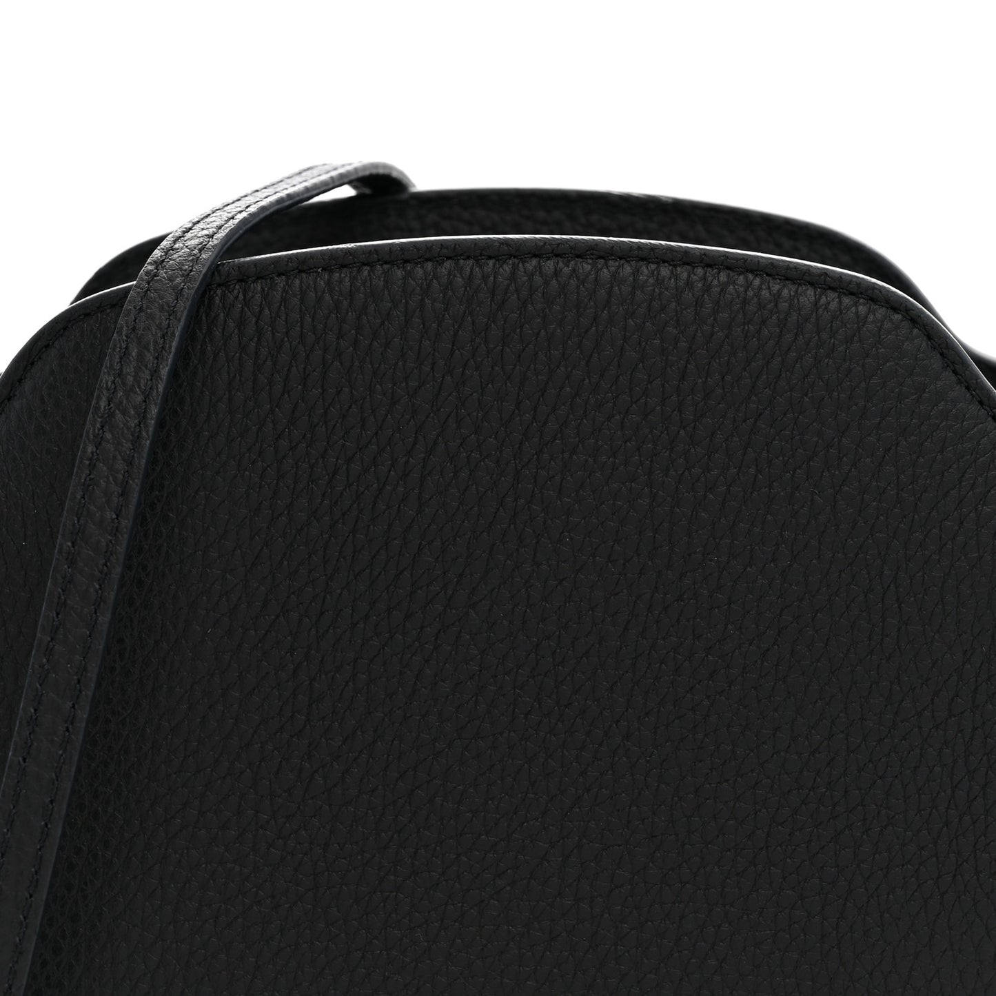 Grained Calfskin Sesia Crossbody Black