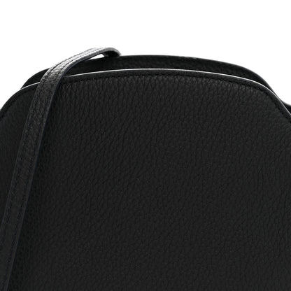 Loro Piana Grained Calfskin Sesia Crossbody Black 7 of 10