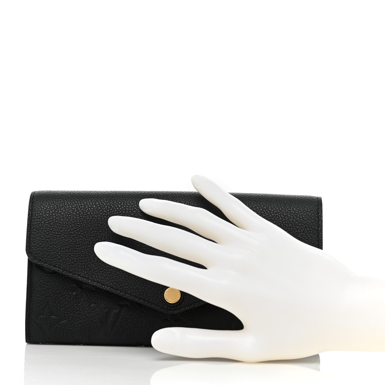 Louis Vuitton Empreinte Sarah Wallet NM Black 2 of 10
