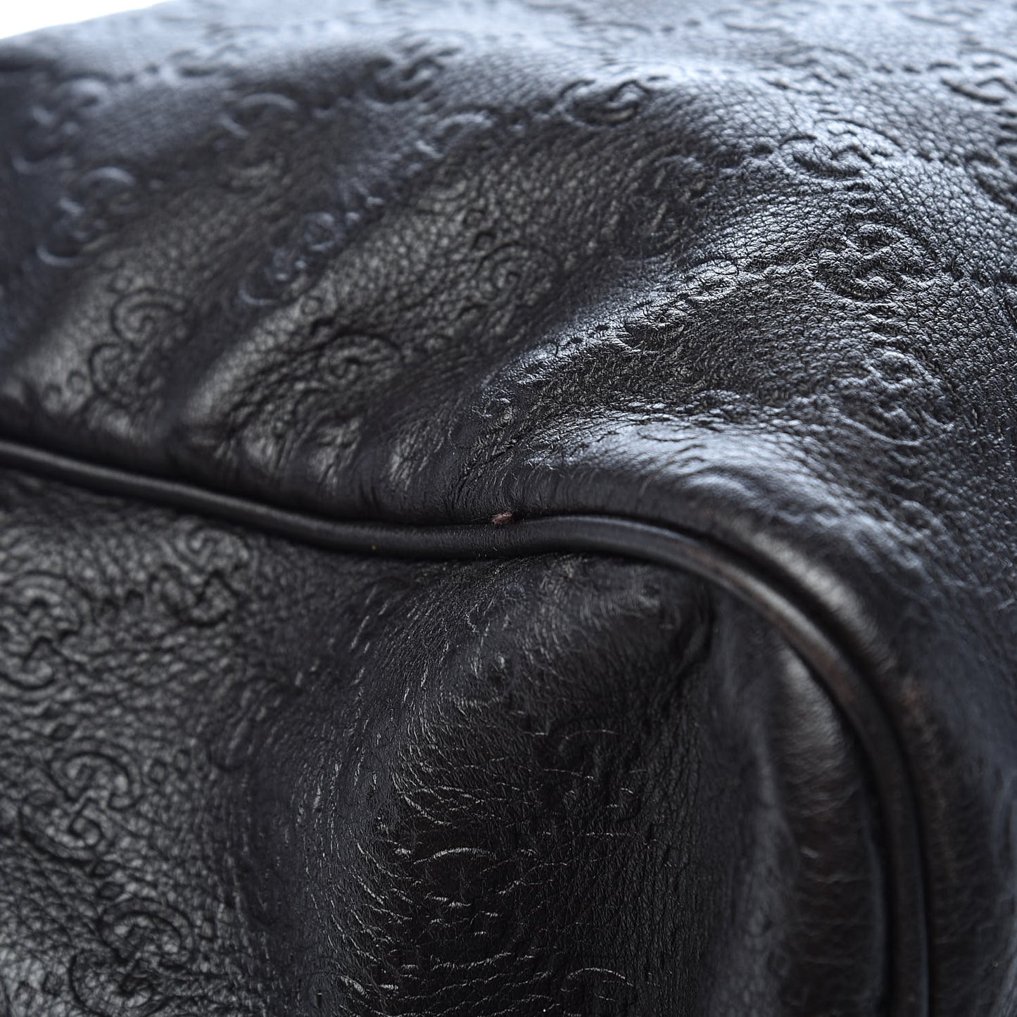 Guccissima Large Carry On Duffle Chocolate