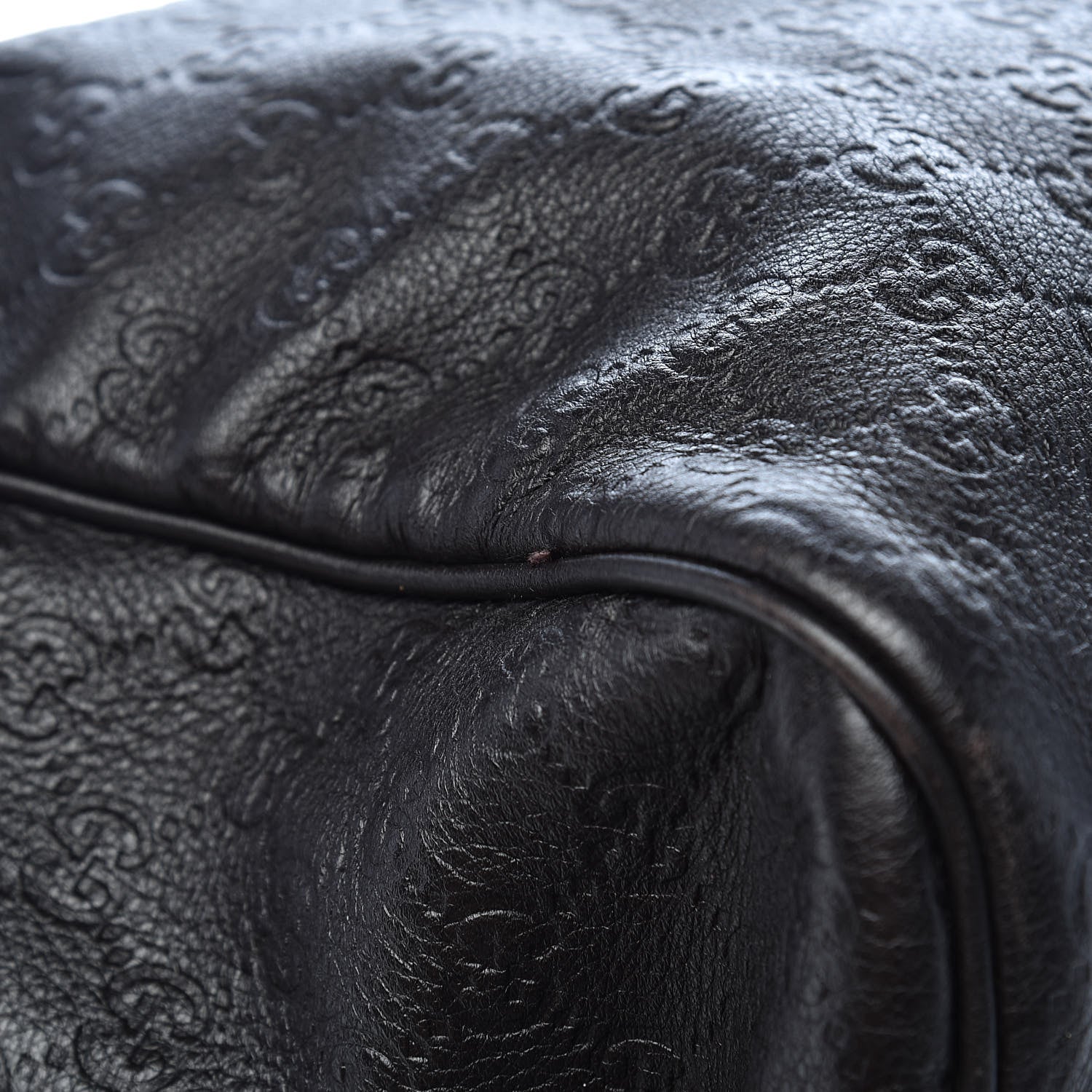 Gucci Guccissima Large Carry On Duffle Chocolate 9 of 11