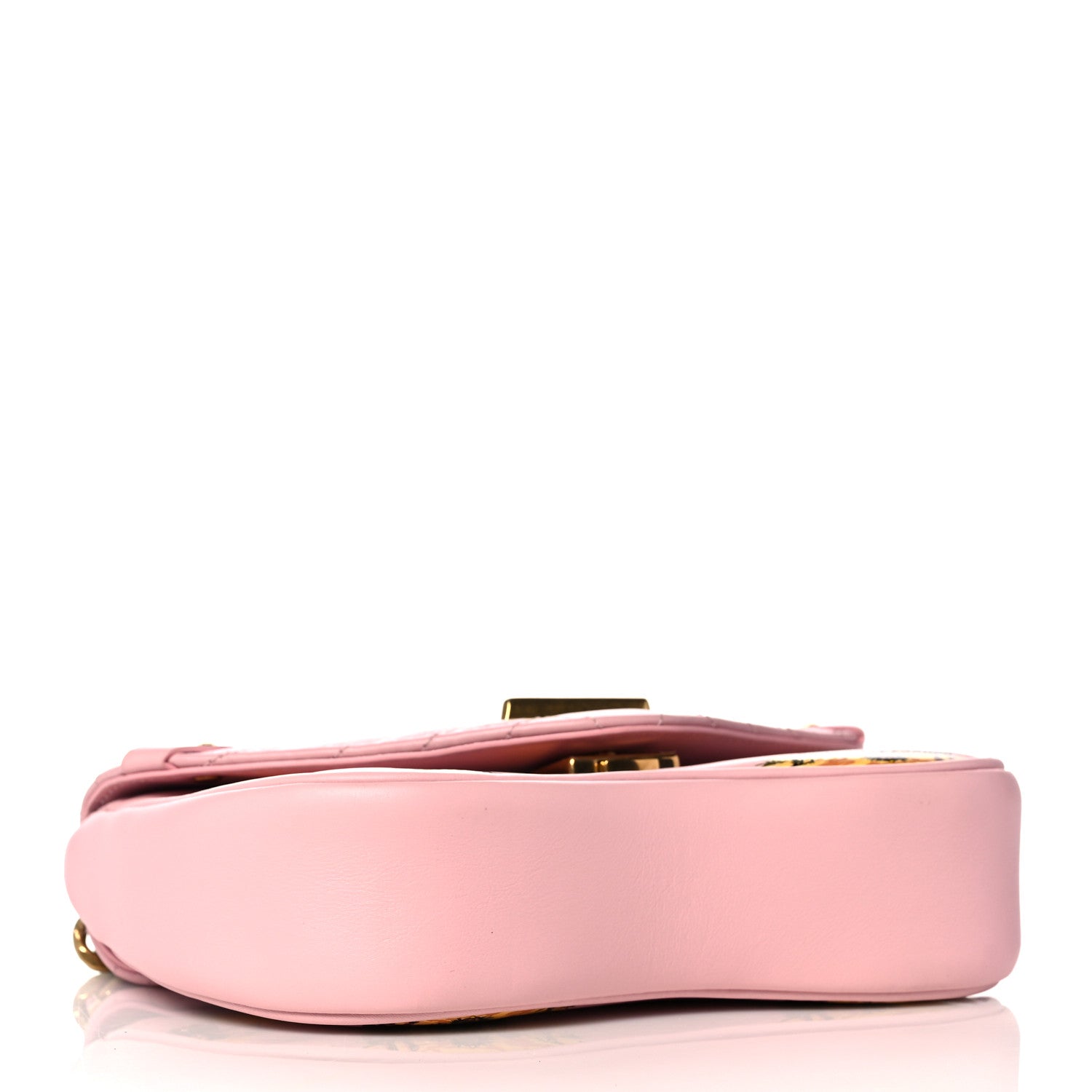 Louis Vuitton Calfskin Leopard Print New Wave Chain PM Light Pink 3 of 12