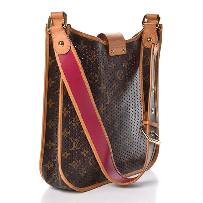 Louis Vuitton Monogram Perforated Musette Fuchsia 3 of 12