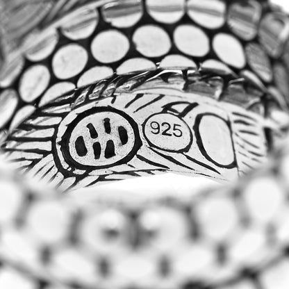 John Hardy Sterling Silver Legends Naga Dragon Coil Ring 53 6.25 5 of 5