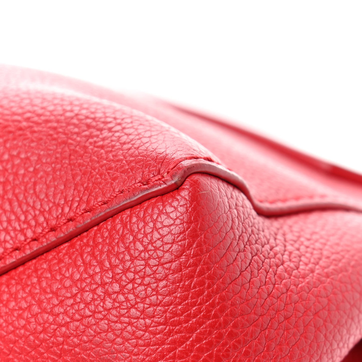 Calfskin Lockme II Chain Bag BB Rubis