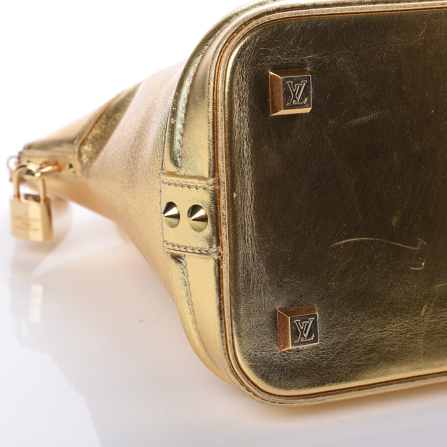 Louis Vuitton Suhali Lockit PM Gold 11 of 18