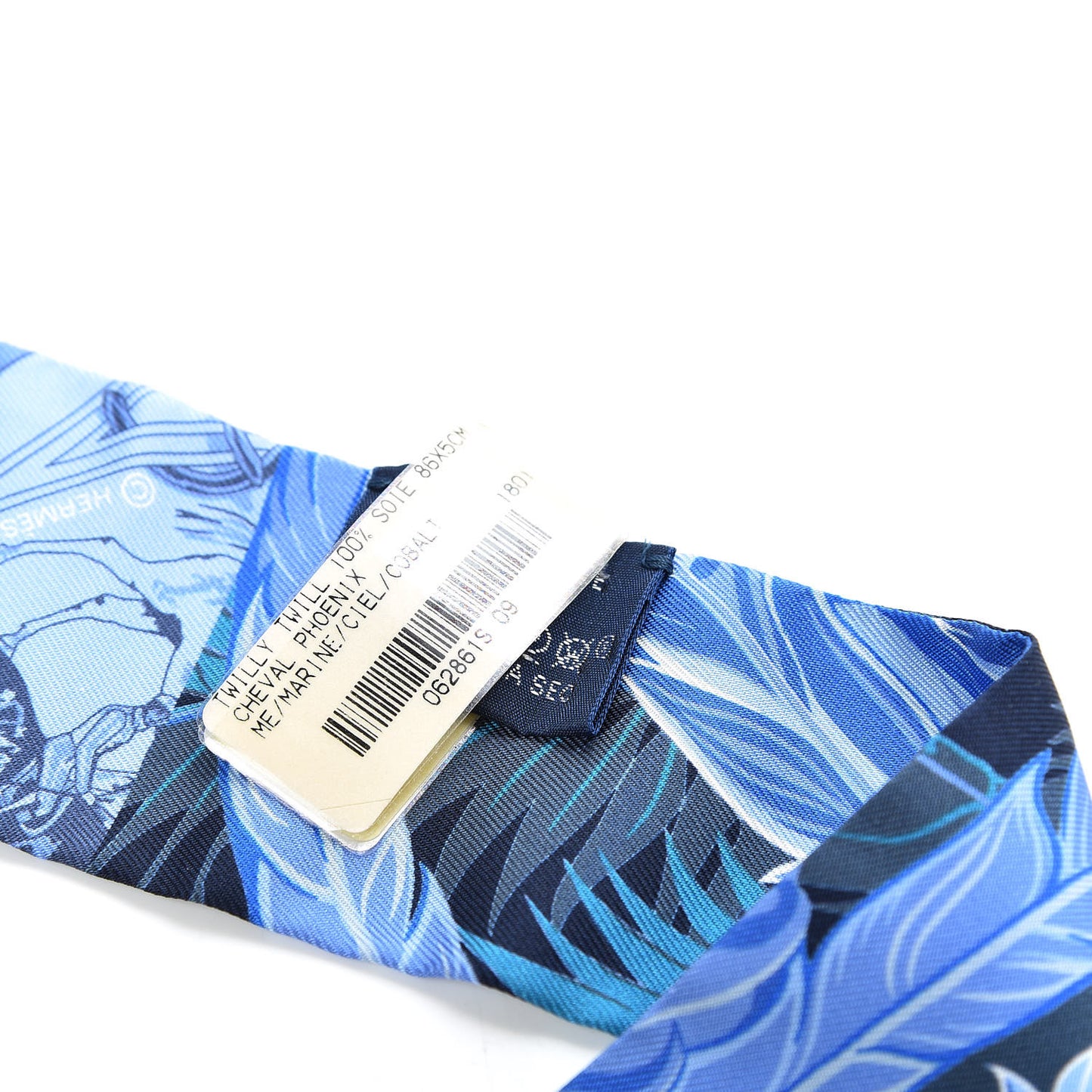 Silk Cheval Phoenix Twilly Marine Ciel Cobalt