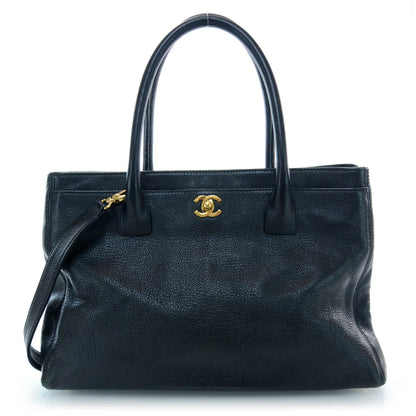 Chanel Calfskin Cerf Tote Black 1 of 9