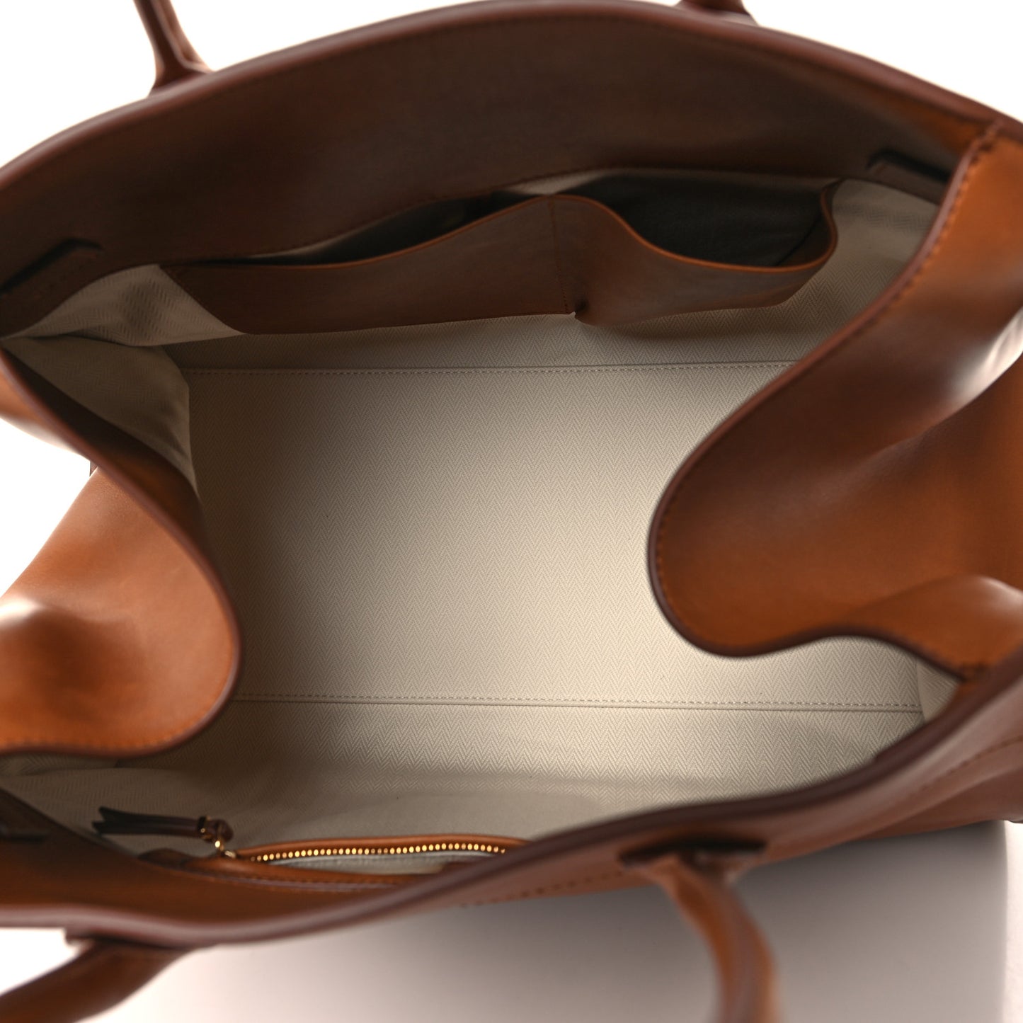 Polished Saddle Calfskin Soft Margaux 15 Cuir