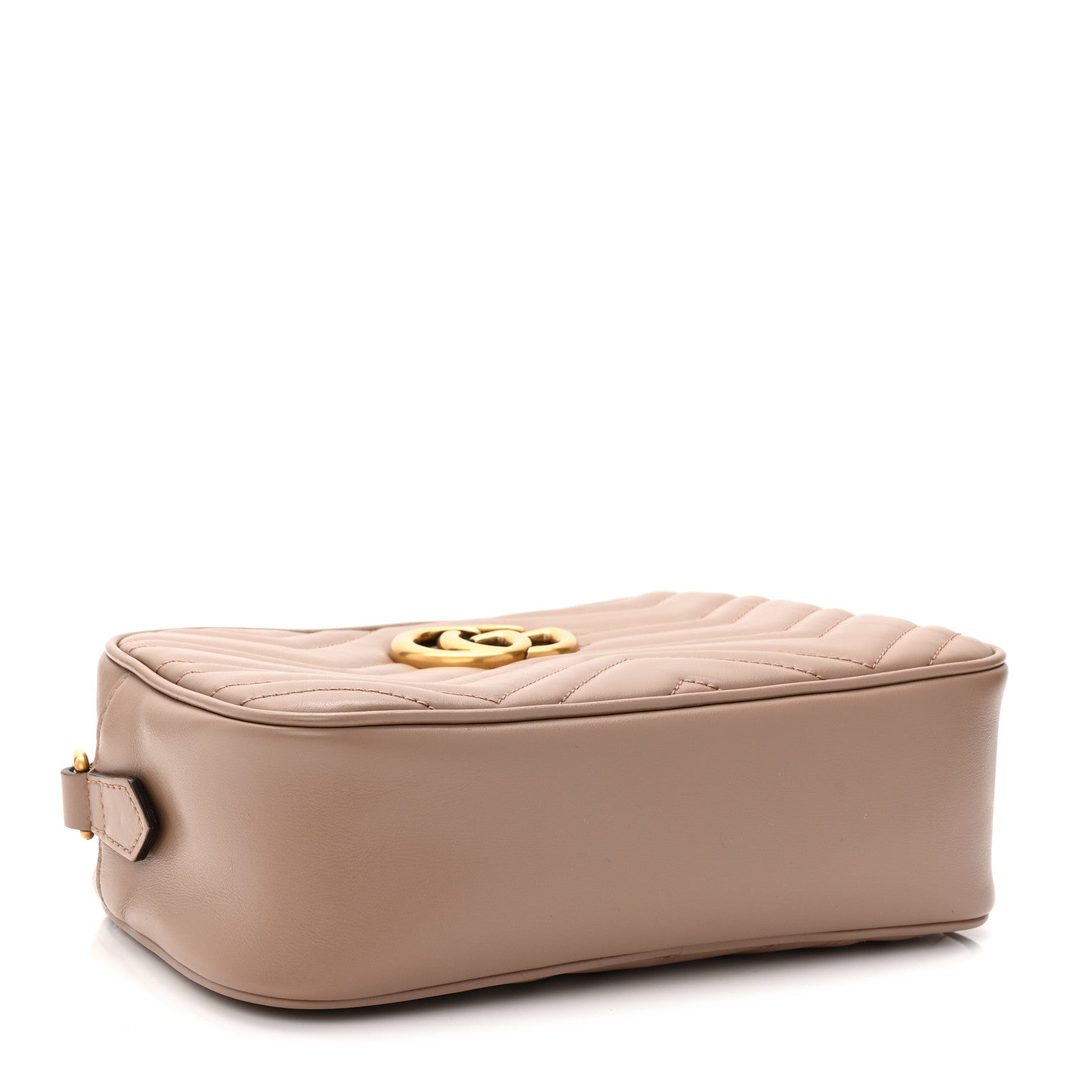 Gucci Calfskin Matelasse Small GG Marmont Chain Shoulder Bag Porcelain Rose 4 of 11