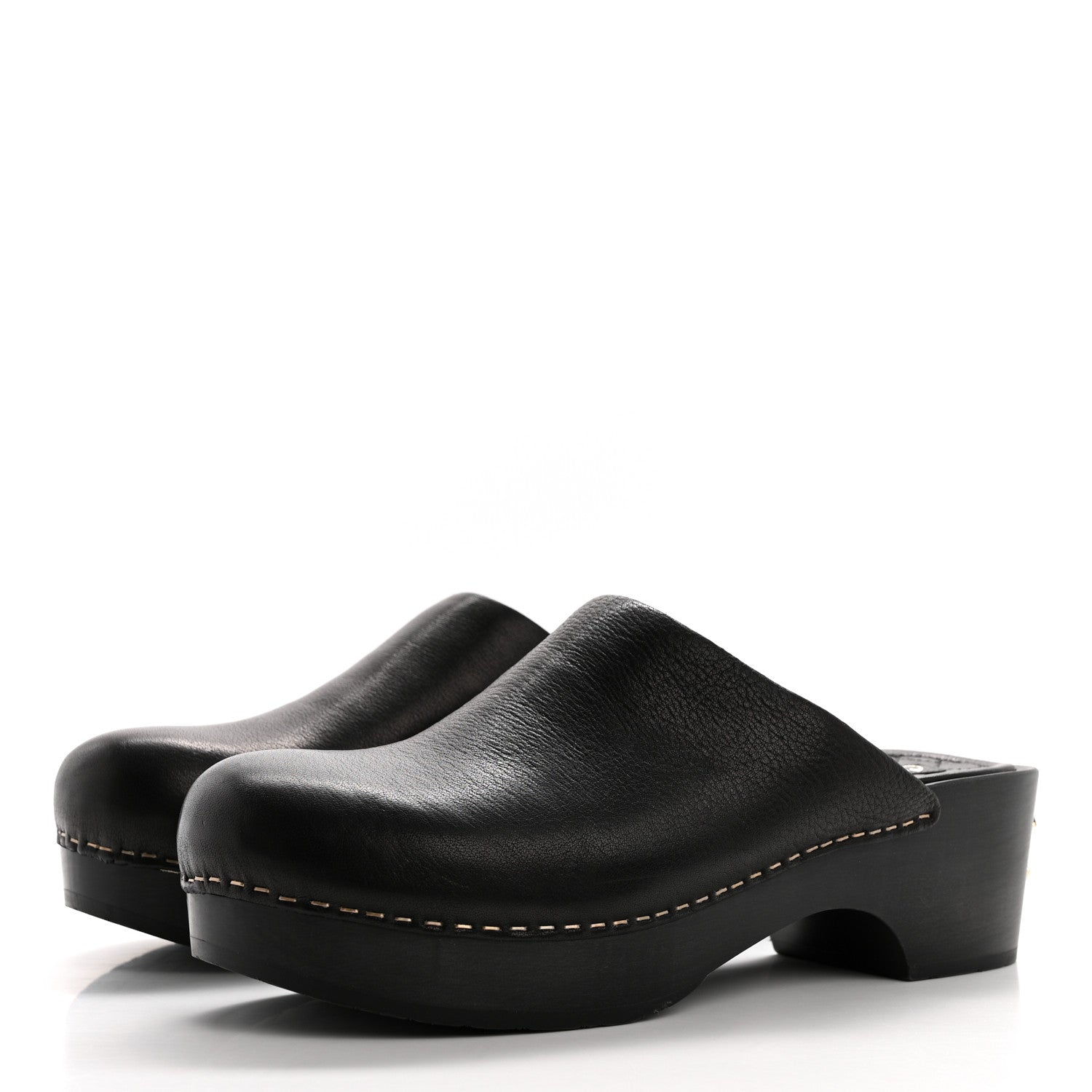 Chanel Calfskin CC Clogs 40.5 3 of 9