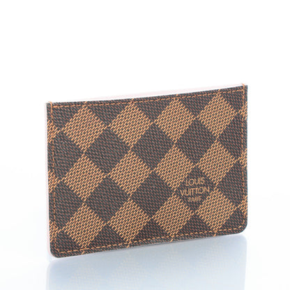 Louis Vuitton Damier Ebene Caissa Card Holder Rose Ballerine 3 of 7