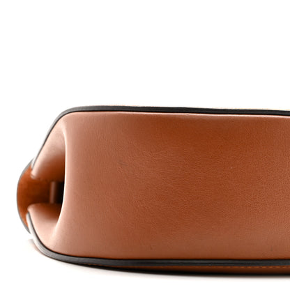 Chloe Suede Smooth Calfskin Drew Shoulder Bag Classic Tobacco 8 of 9