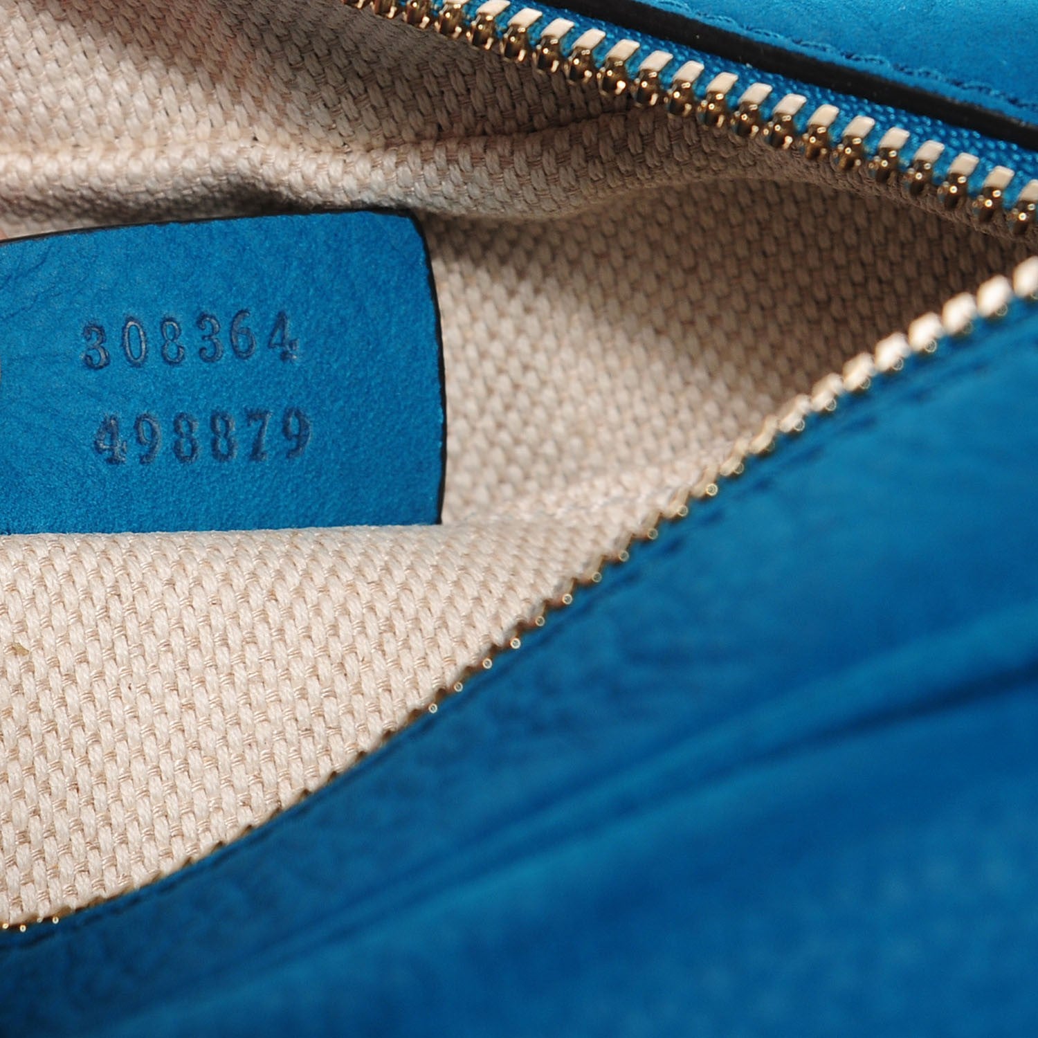 Gucci Vitello Range Small Soho Disco Bag Deep Cobalt 7 of 9