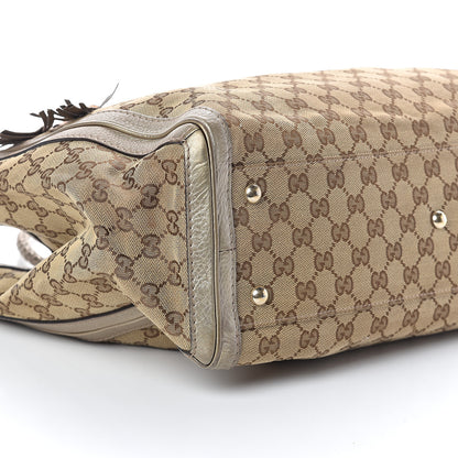 Gucci Monogram Medium Bella Tote Gold 8 of 9