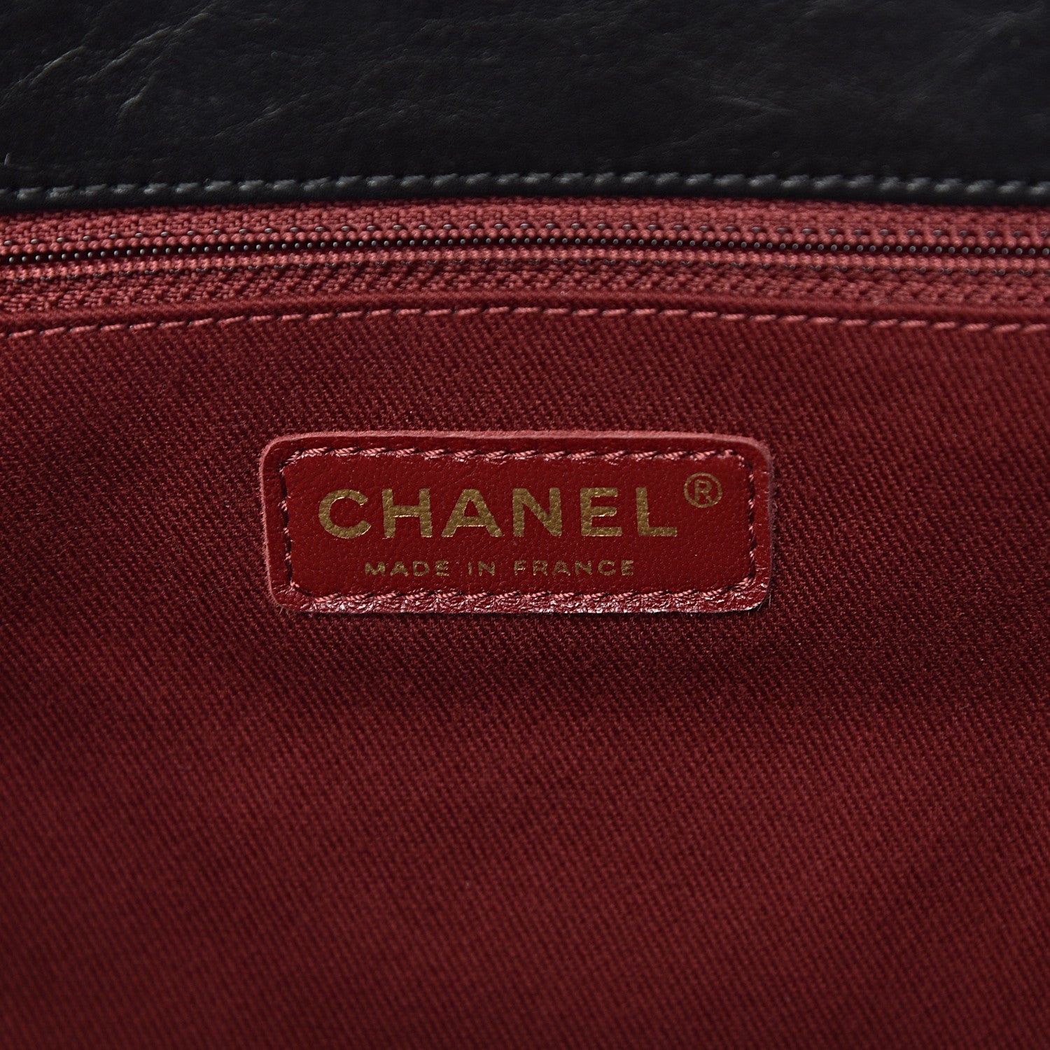 Chanel Aged Calfskin Quilted Large Pondichery Flap Black 7 of 12