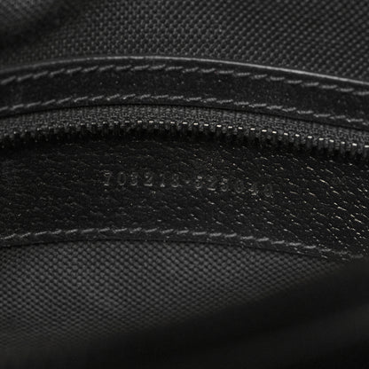 Gucci Textured Dollar Calfskin Web Monochrome Large Diana Tote Bag Black 8 of 13