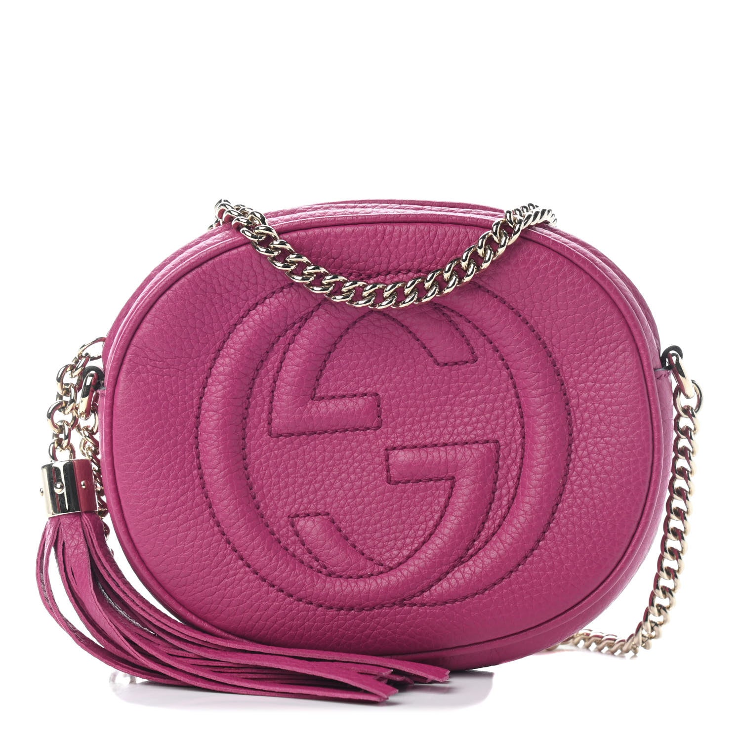 Gucci Cellarius Calfskin Mini Soho Chain Bag Peonia Flower 1 of 7