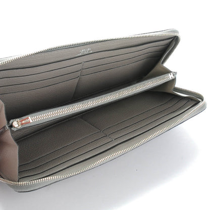 Hermes Ostrich Azap Wallet Gris Tourterelle 5 of 8