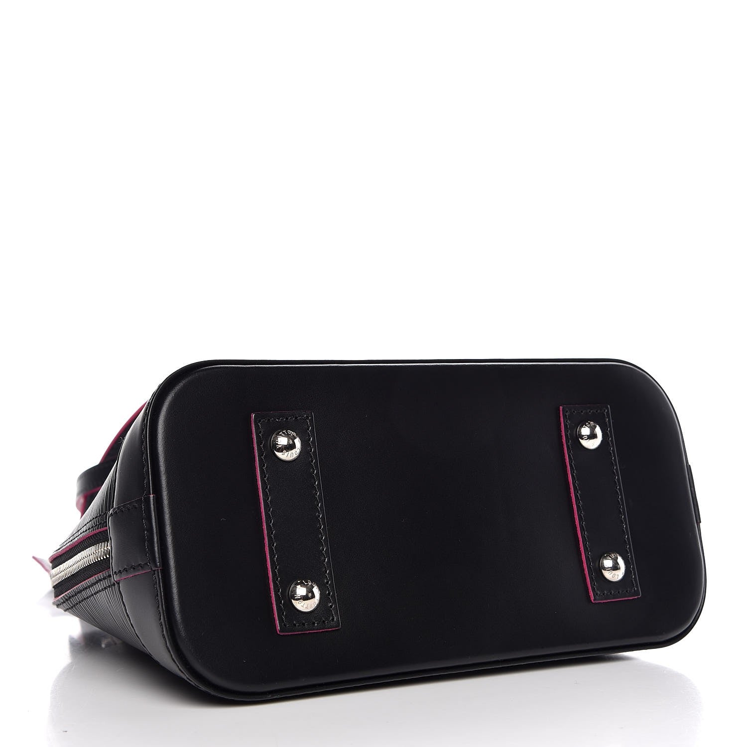 Louis Vuitton Epi Alma BB Black Hot Pink 5 of 8