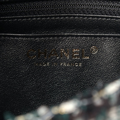 Chanel Tweed Braid Mini Flap Blue Multicolor 6 of 10