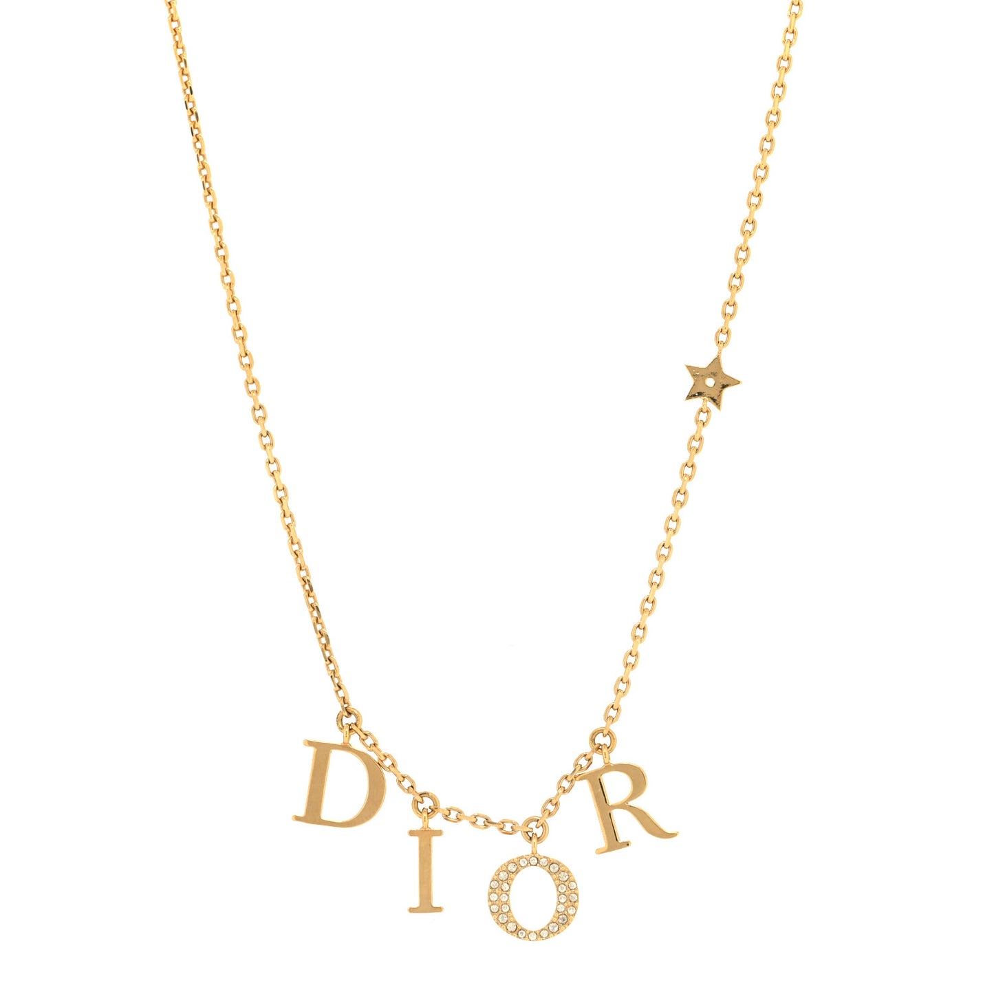 Crystal Dio(r)evolution Necklace Gold