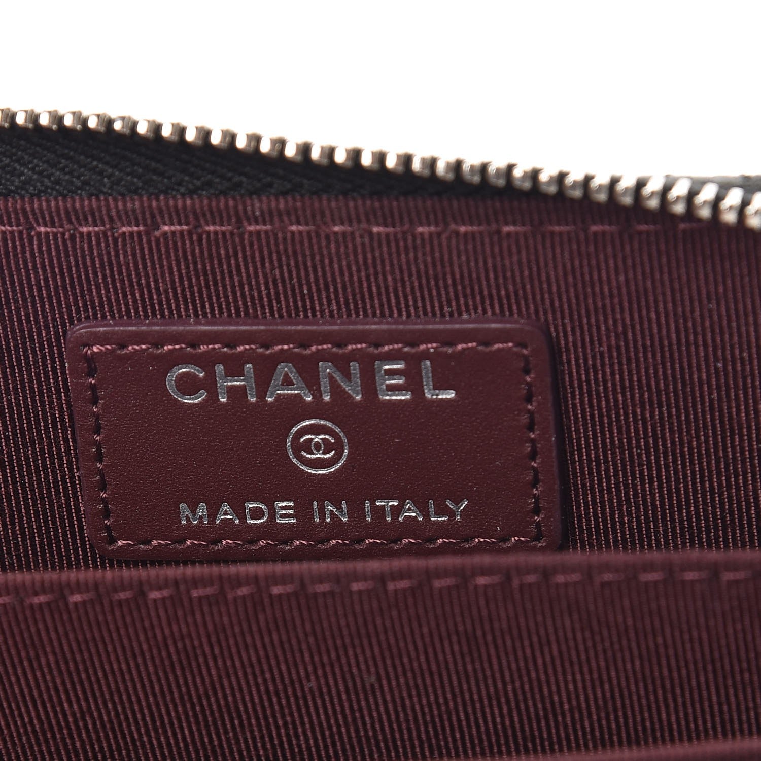 Chanel Caviar Quilted Zip Coin Purse Black 6 of 8