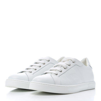 Hermes Calfskin Womens Advantage Sneakers 39.5 White 3 of 9