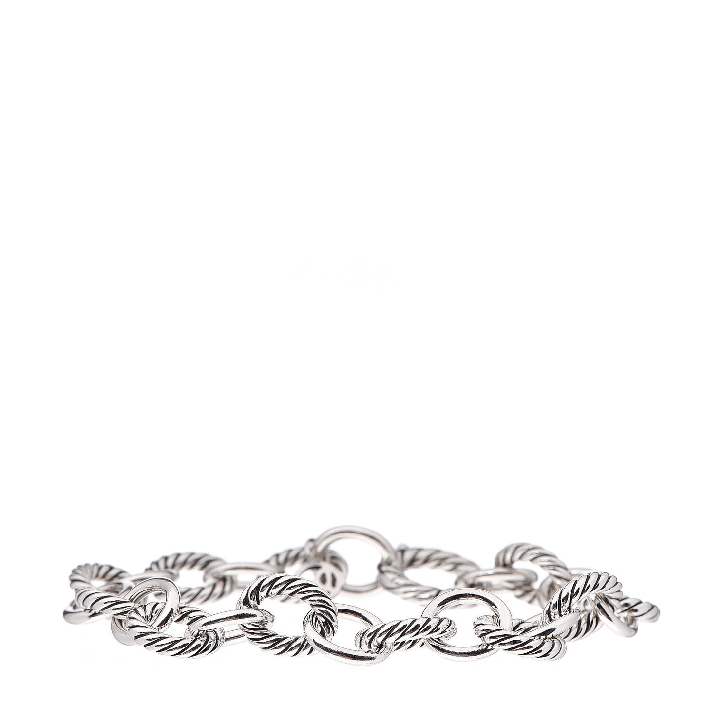 Sterling Silver 10mm Medium Oval Link Bracelet