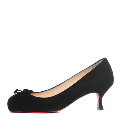 Christian Louboutin Suede Lola 45 Pumps 36 Black 1 of 6