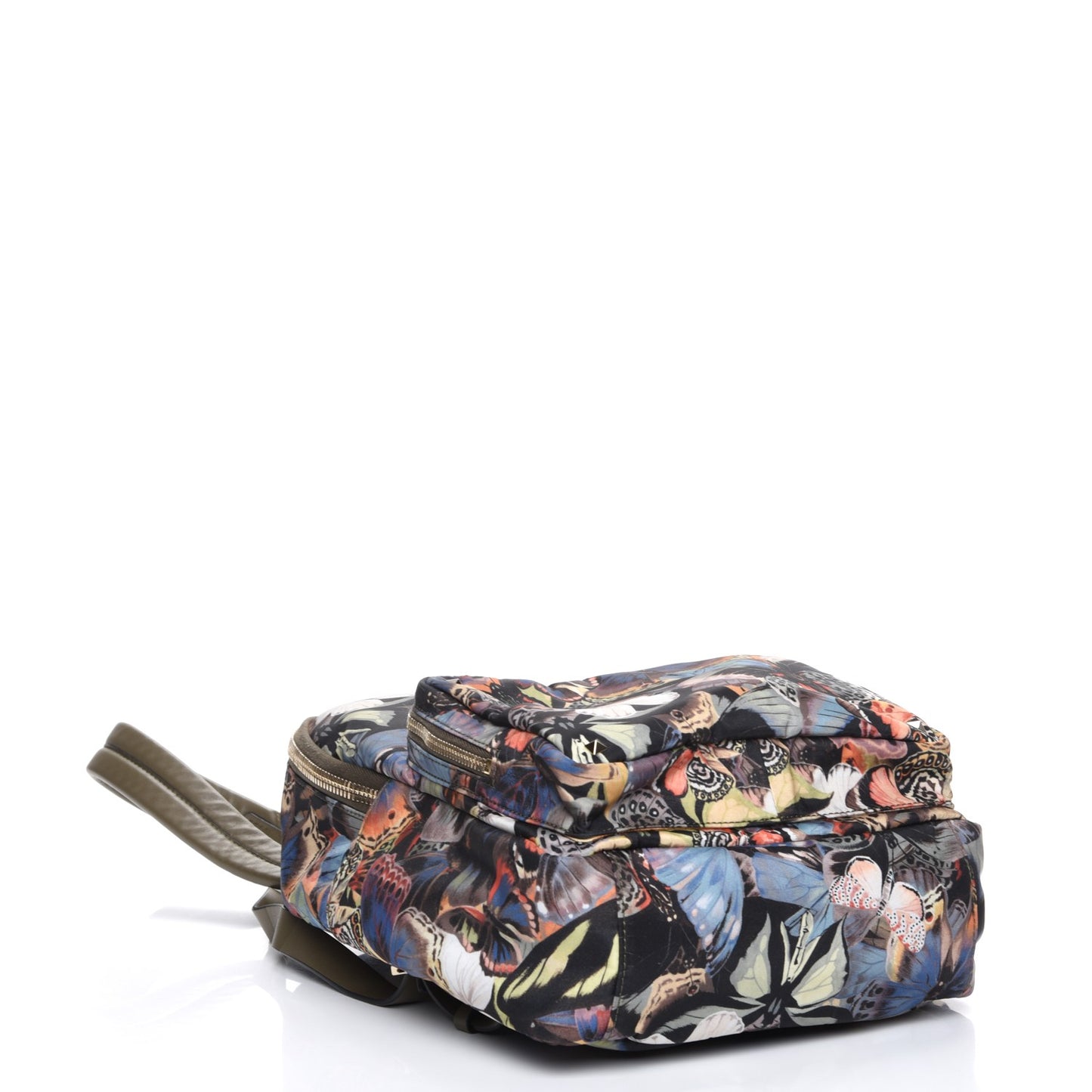 Nylon Camubutterfly Medium Rockstud Backpack Multicolor