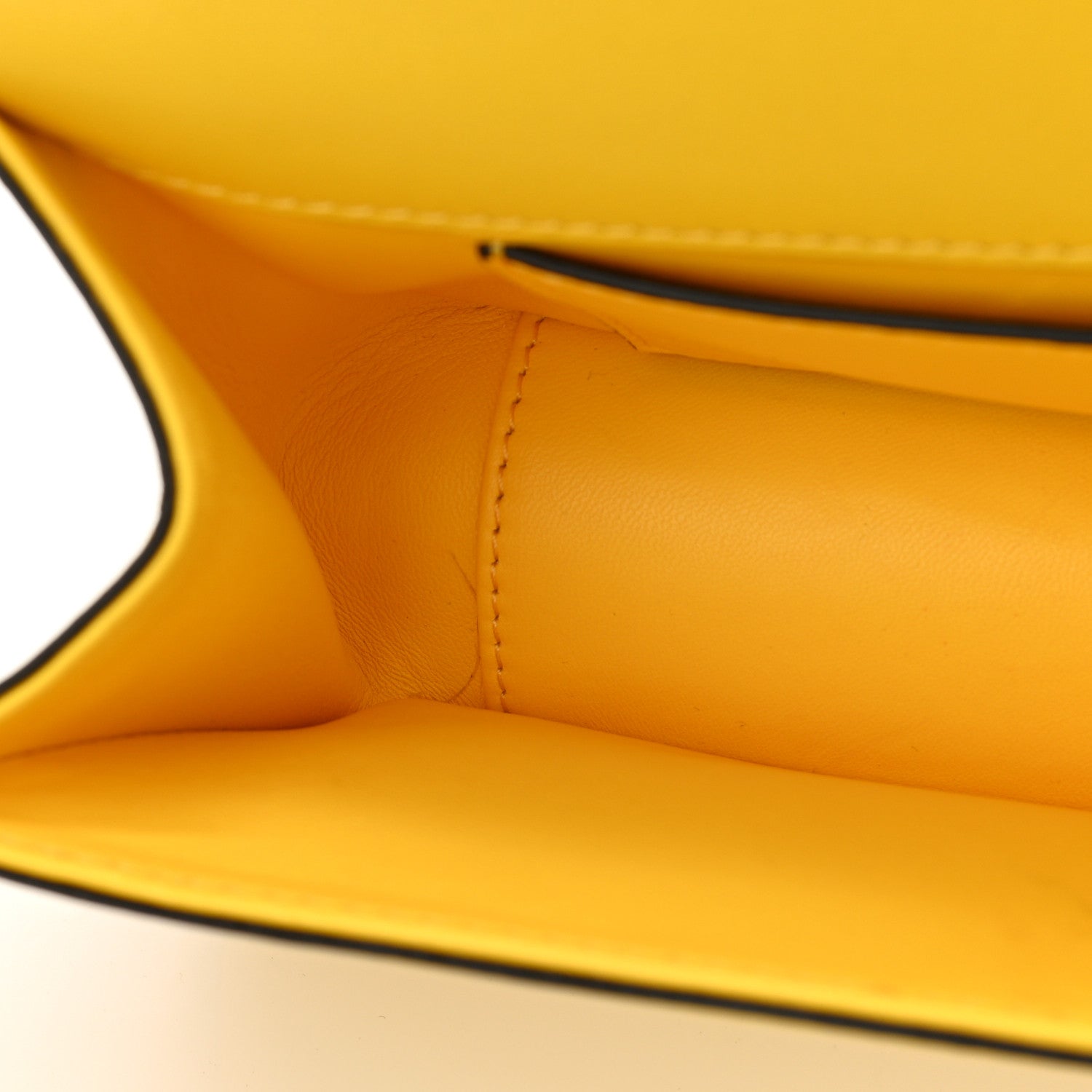 Valentino Garavani Calfskin Vlogo Loco Shoulder Bag Bright Lemon 12 of 14