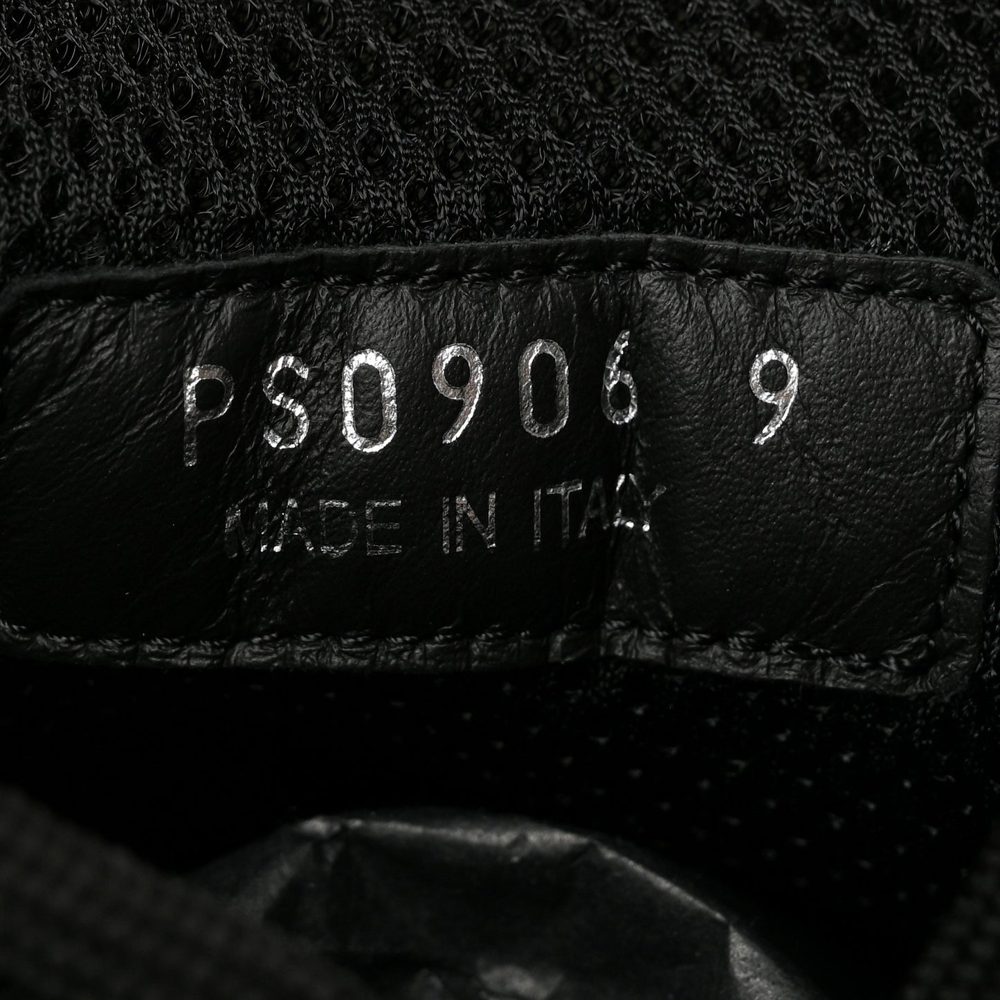 Calfskin Mesh Neoprene America’s Cup Sneakers 9 Black