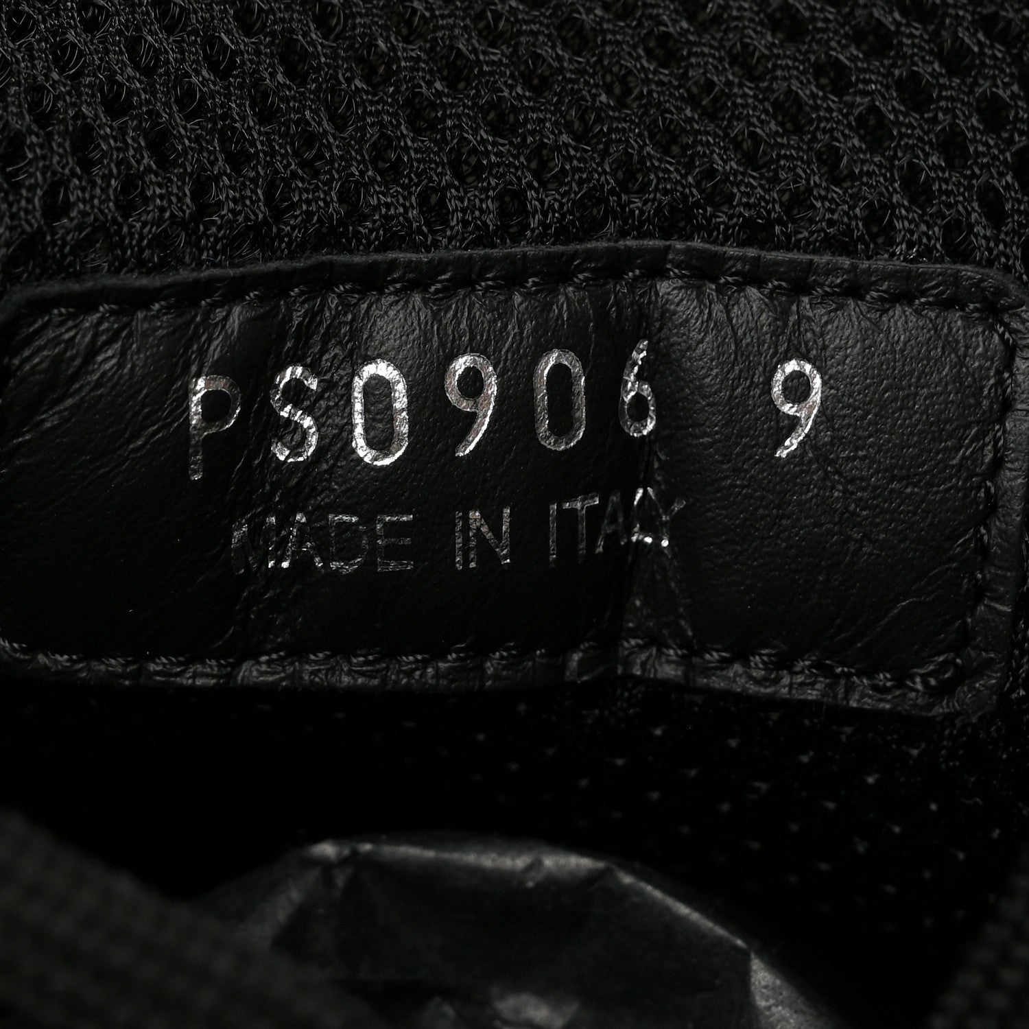 Prada Calfskin Mesh Neoprene America’s Cup Sneakers 9 Black 7 of 13