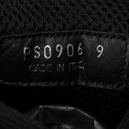 Prada Calfskin Mesh Neoprene America’s Cup Sneakers 9 Black 7 of 13