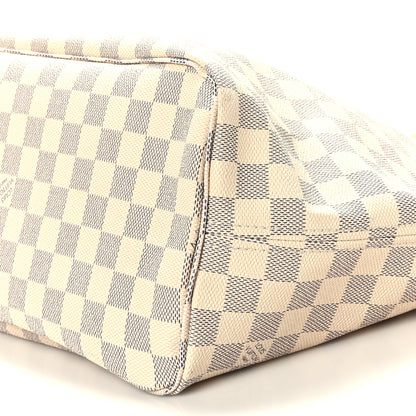 Louis Vuitton Damier Azur Neo Neverfull MM Rose Ballerine 9 of 9