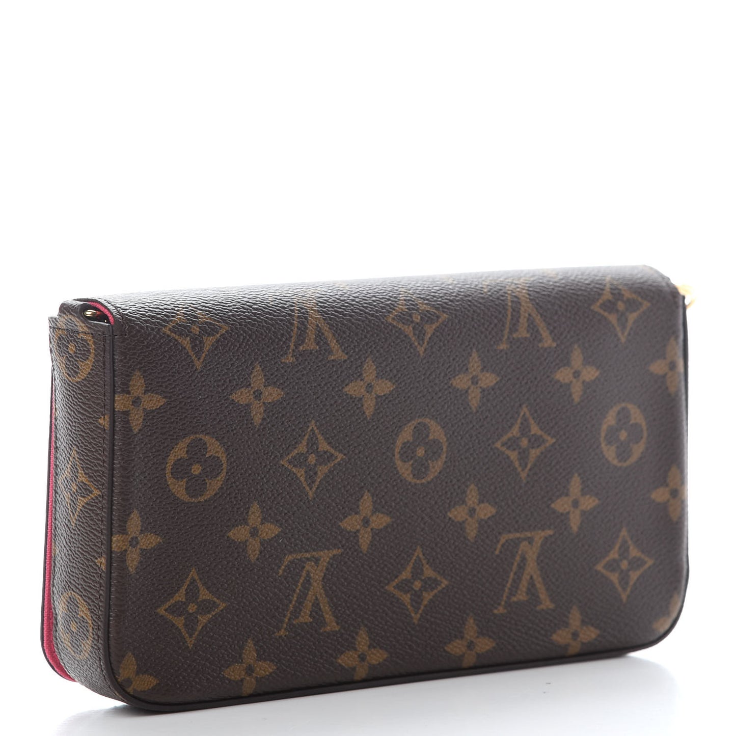 Monogram 2021 Christmas Animation Hollywood Pochette Felicie Chain Wallet Fuchsia