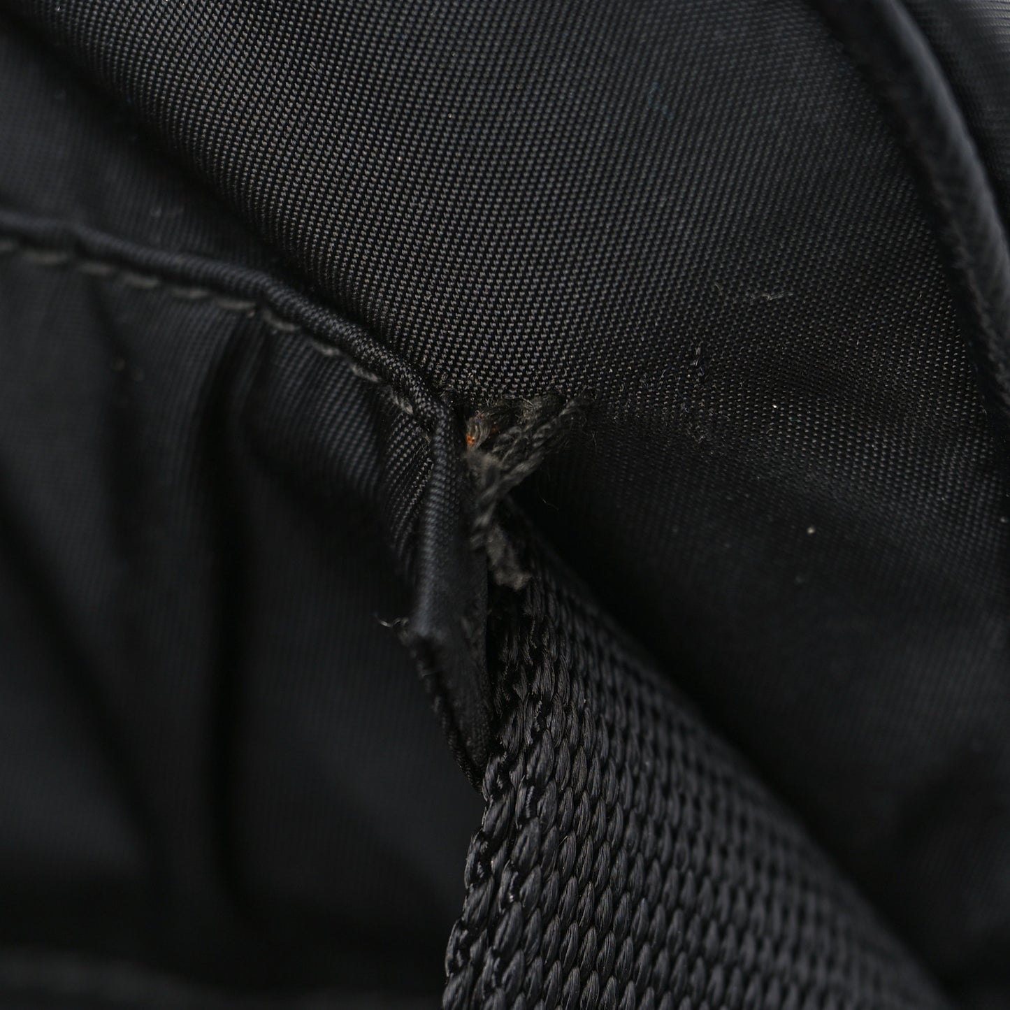 Tessuto Nylon Multi Pocket Belt Bag Black