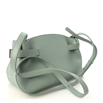 Salvatore Ferragamo Calfskin Small Hug Pouch Aqua Green 3 of 9