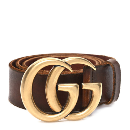 Gucci Faded Calfskin Double G 40mm Belt 85 34 Cuir 1 of 5