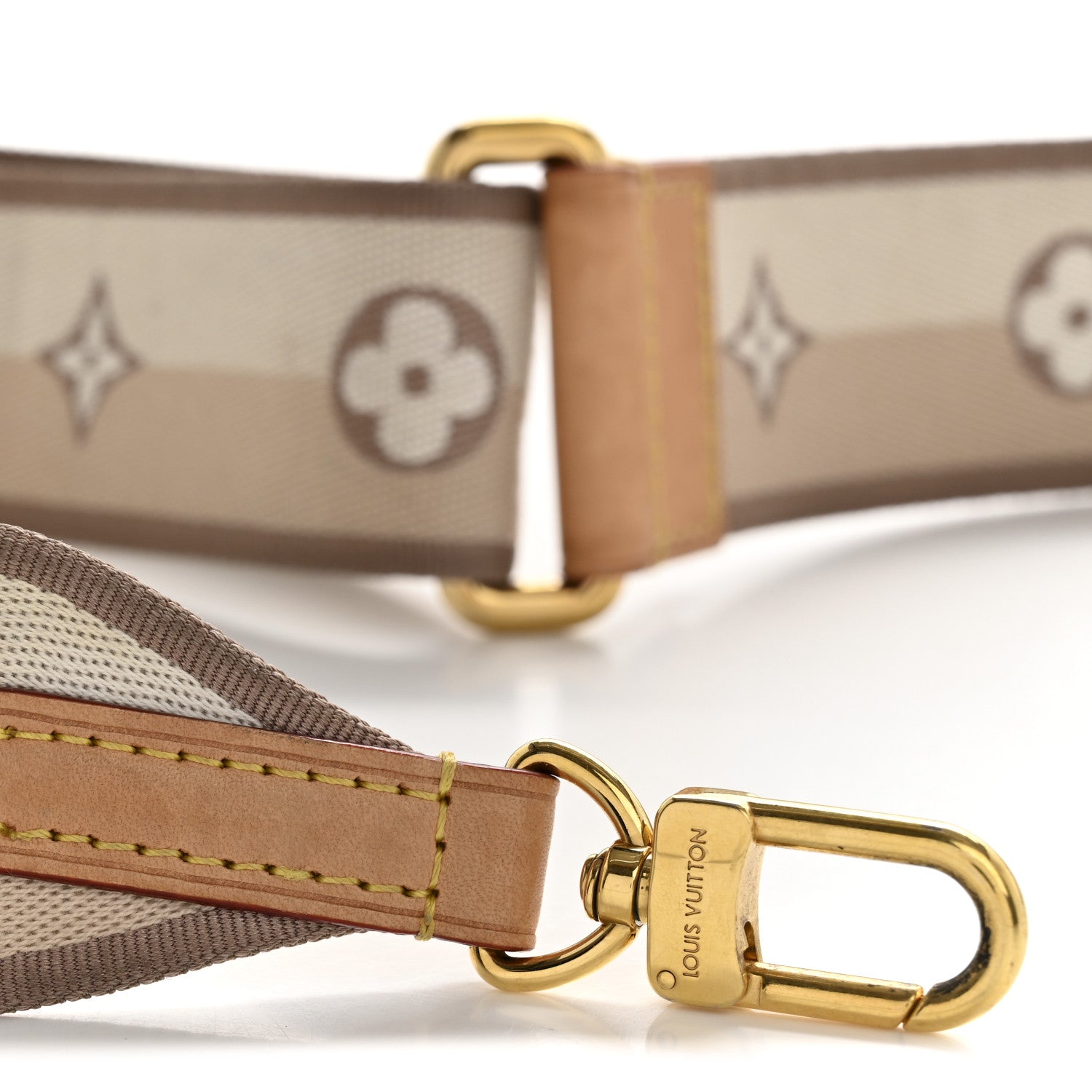 Louis Vuitton Jacquard Speedy Bandouliere 20 Shoulder Strap Beige 5 of 10